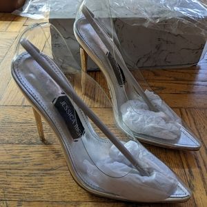 Jessica Rich Fancy Stiletto Silver Size 38